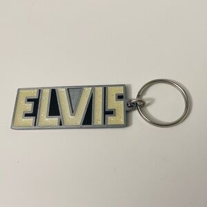 Elvis Presley Logo Keyring